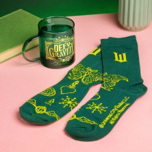 Set Taza cristal + Calcetines Elphaba Wicked